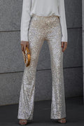 Madison | Women Partywear Flared Sequin Trousers