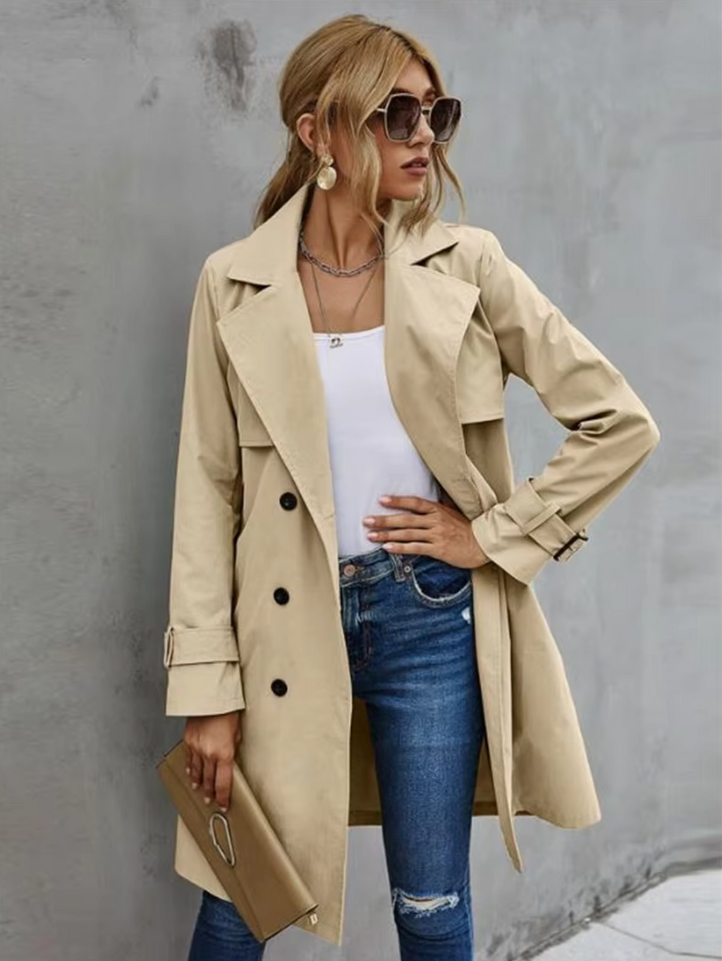 Brianna | Women’s Elegant Double-Breasted Casual Coat