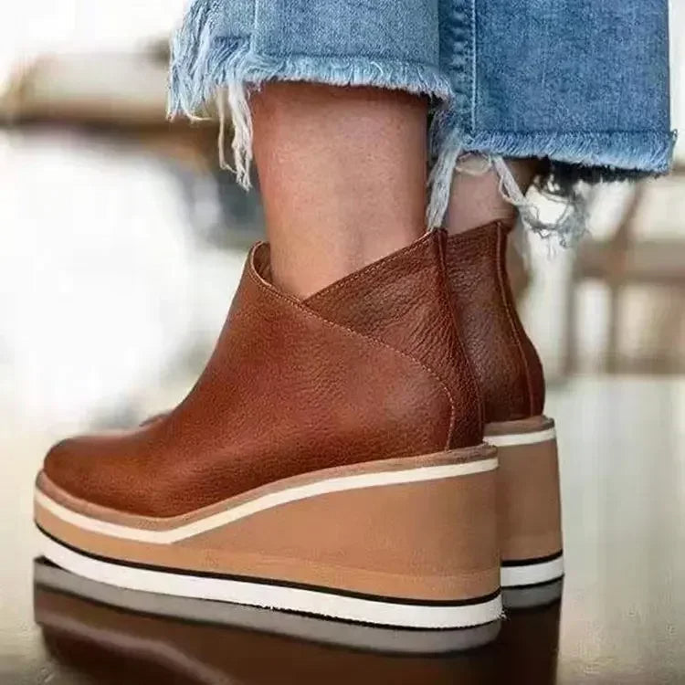 Fiona | Women’s Winter Platform Chelsea Boots