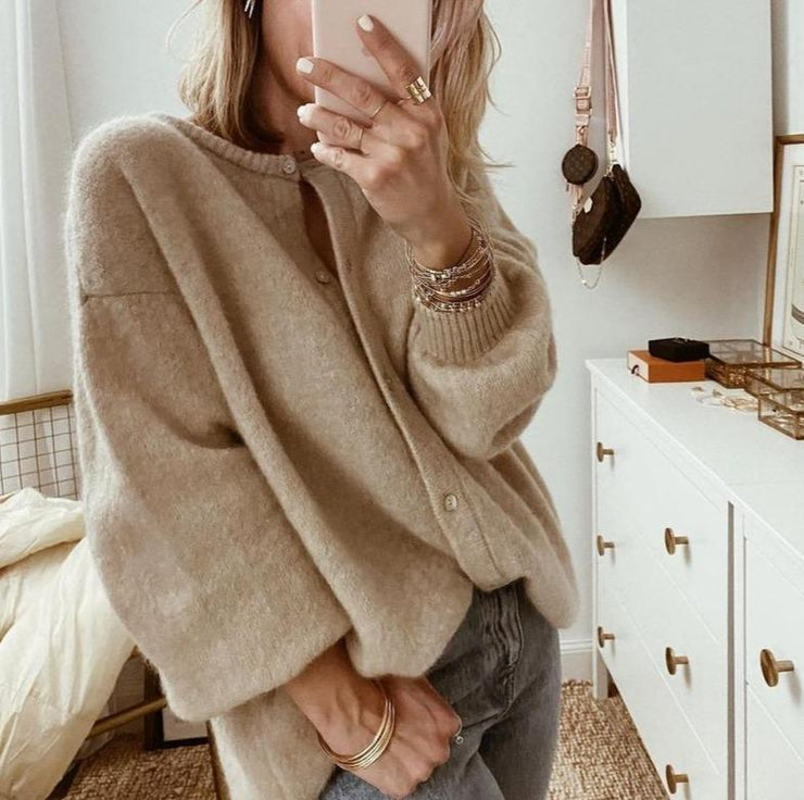 Alana | Button Cardigan with Loose Fit for Women
