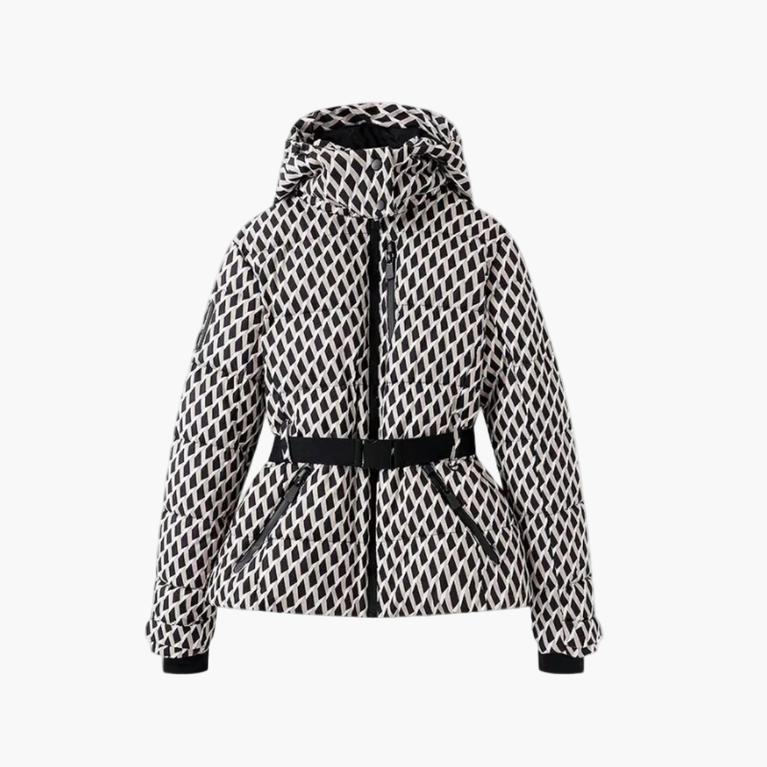 Nicole | Women’s Quilted Belted Winter Hooded Coat