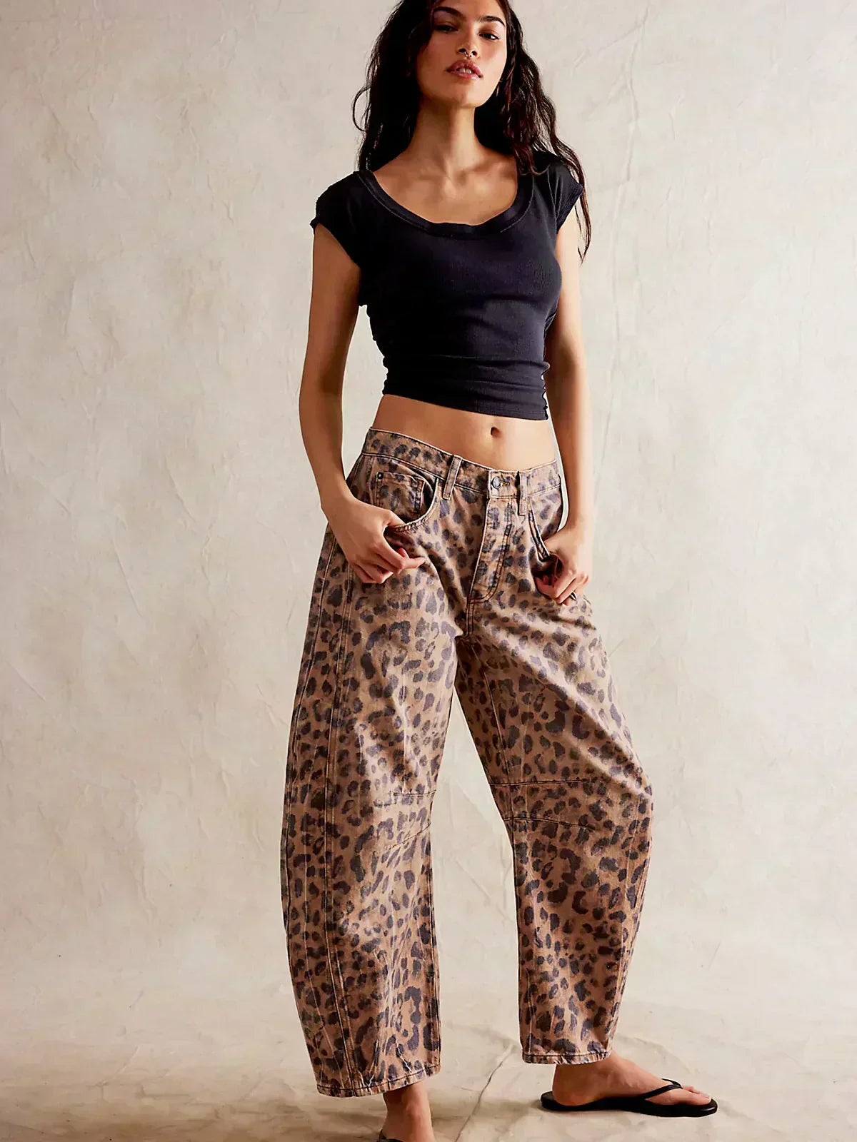 Elizabeth | Women’s Winter Wide Leg Casual Loose Fit jeans