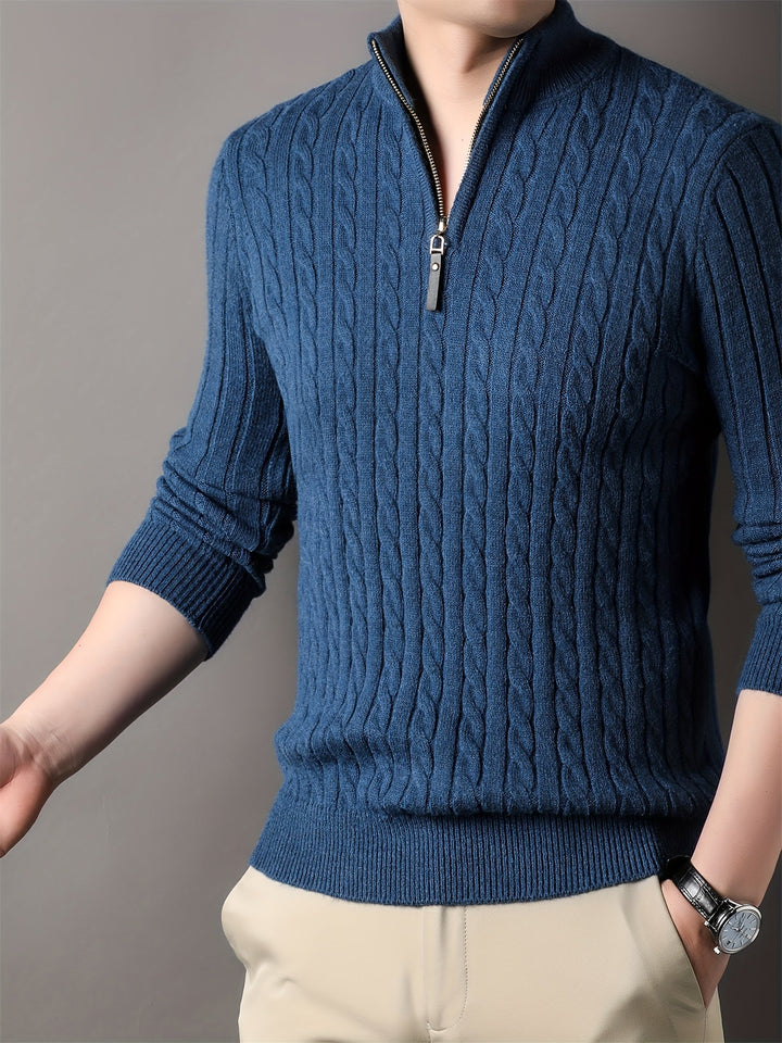 Jayden | Men Ribbed Pattern Warm Winter Sweater