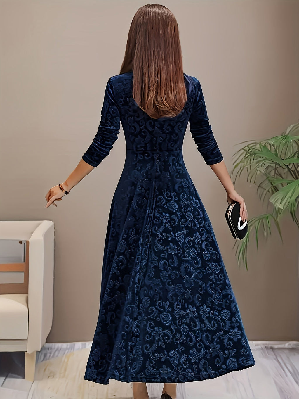 Amelia | Women’s Square Neck Party Dress