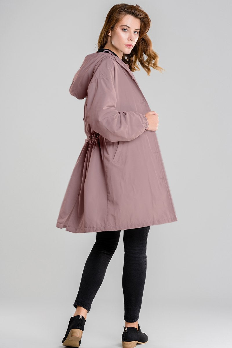 Dakota | Women Winter Hooded Loose Buttoned Coat