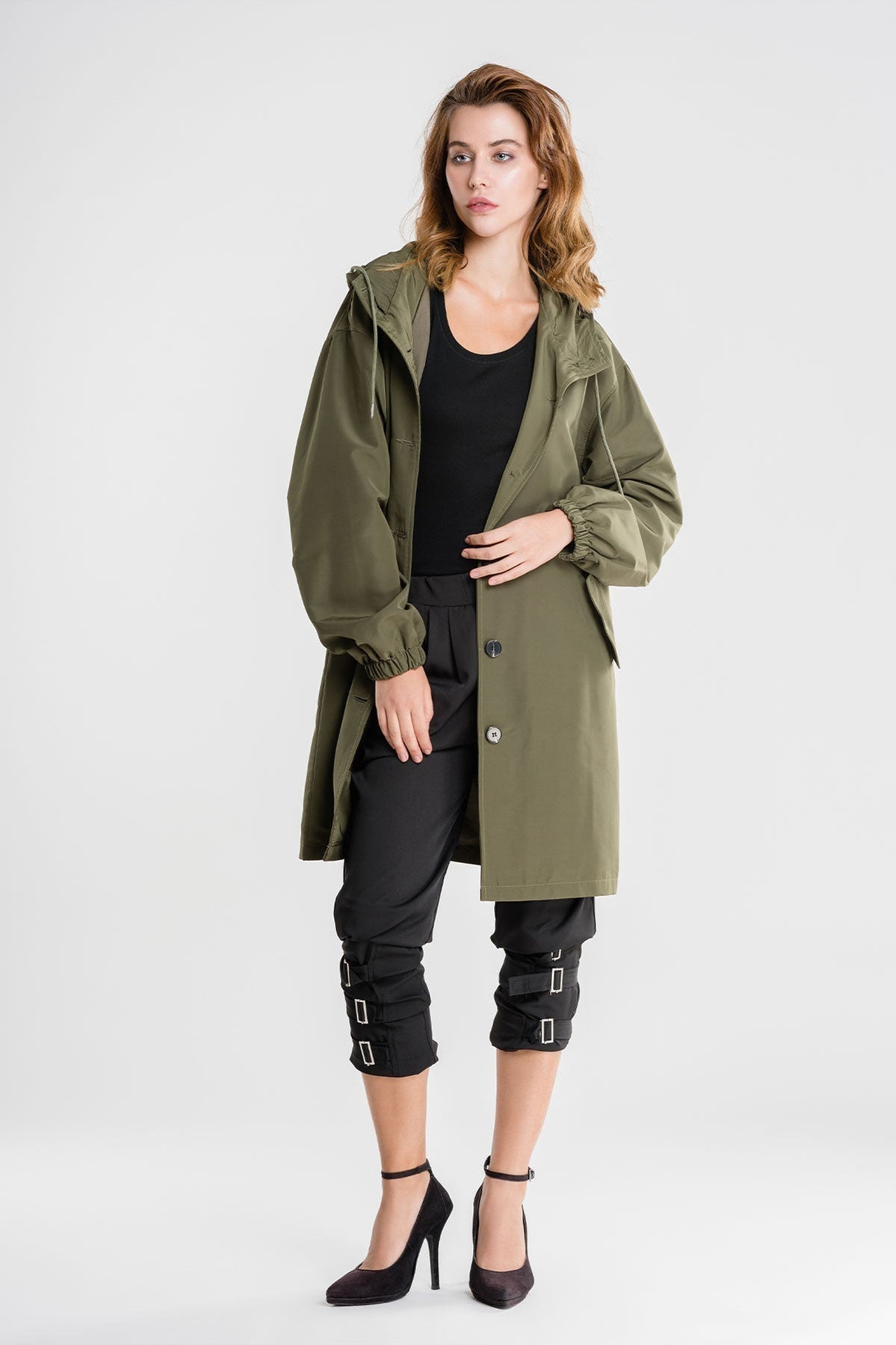 Dakota | Women Winter Hooded Loose Buttoned Coat