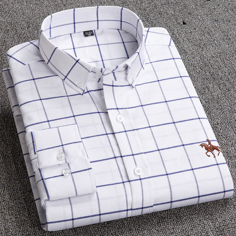 Jason | Men's Checkered Button-Down Shirt