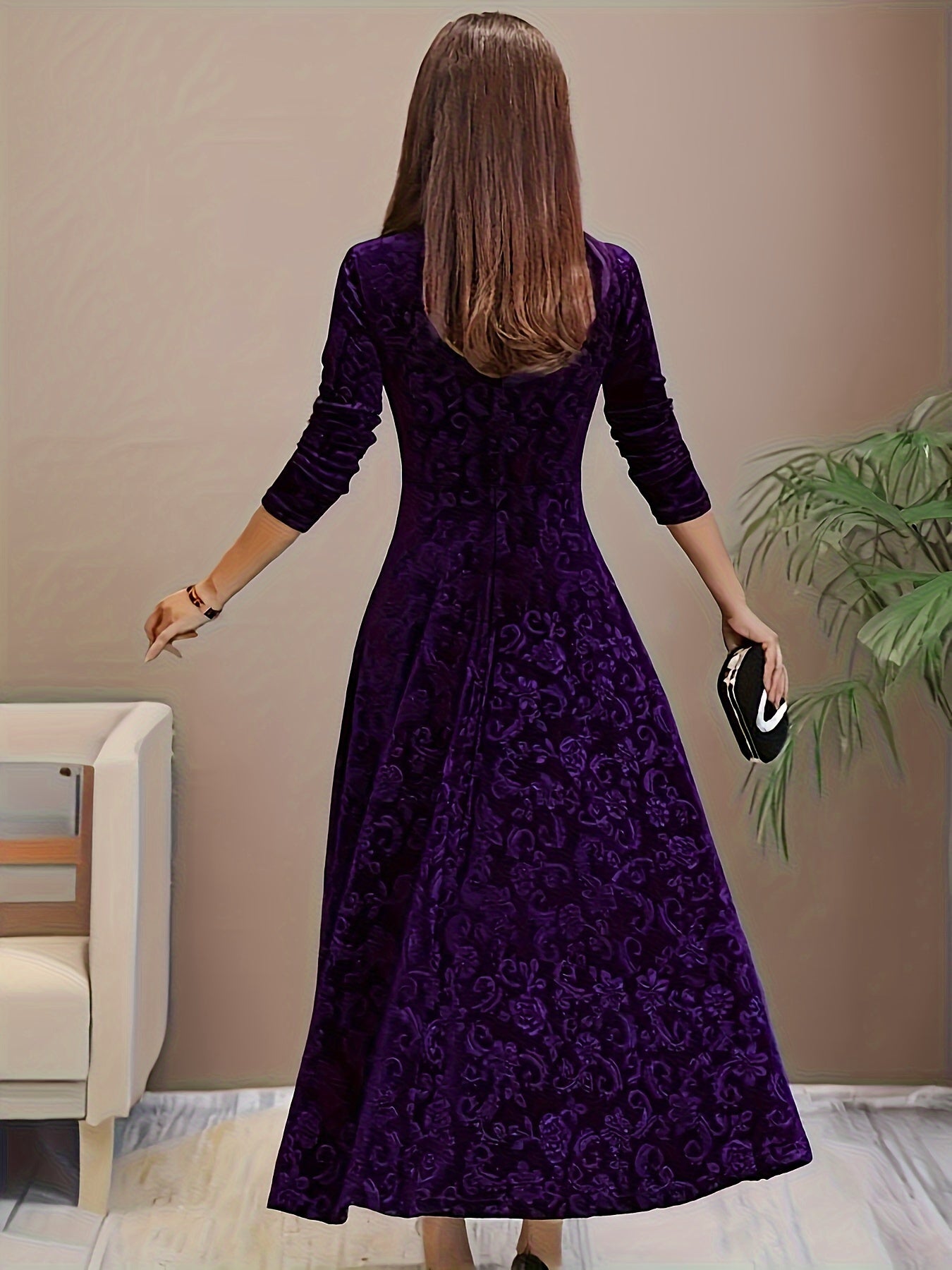 Amelia | Women’s Square Neck Party Dress