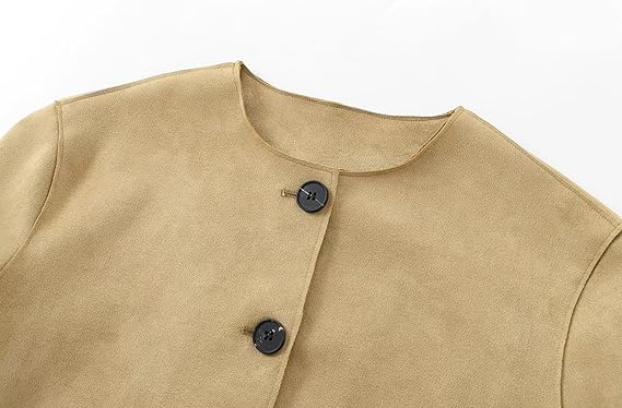 Emily | Women's Buttoned Woolen Blazer Jacket