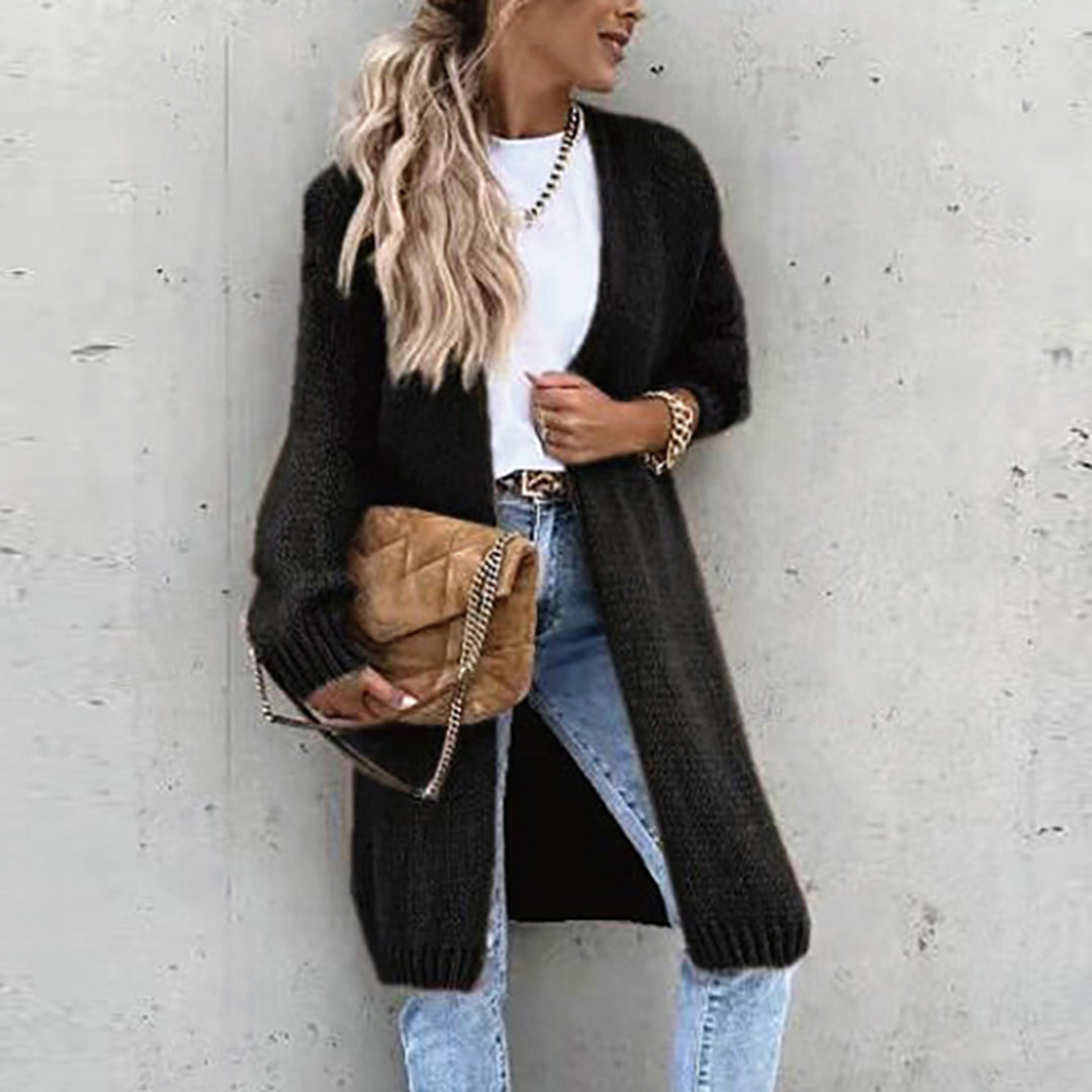 Lauren | Women’s Relaxed Fit Long Open Front Cardigan