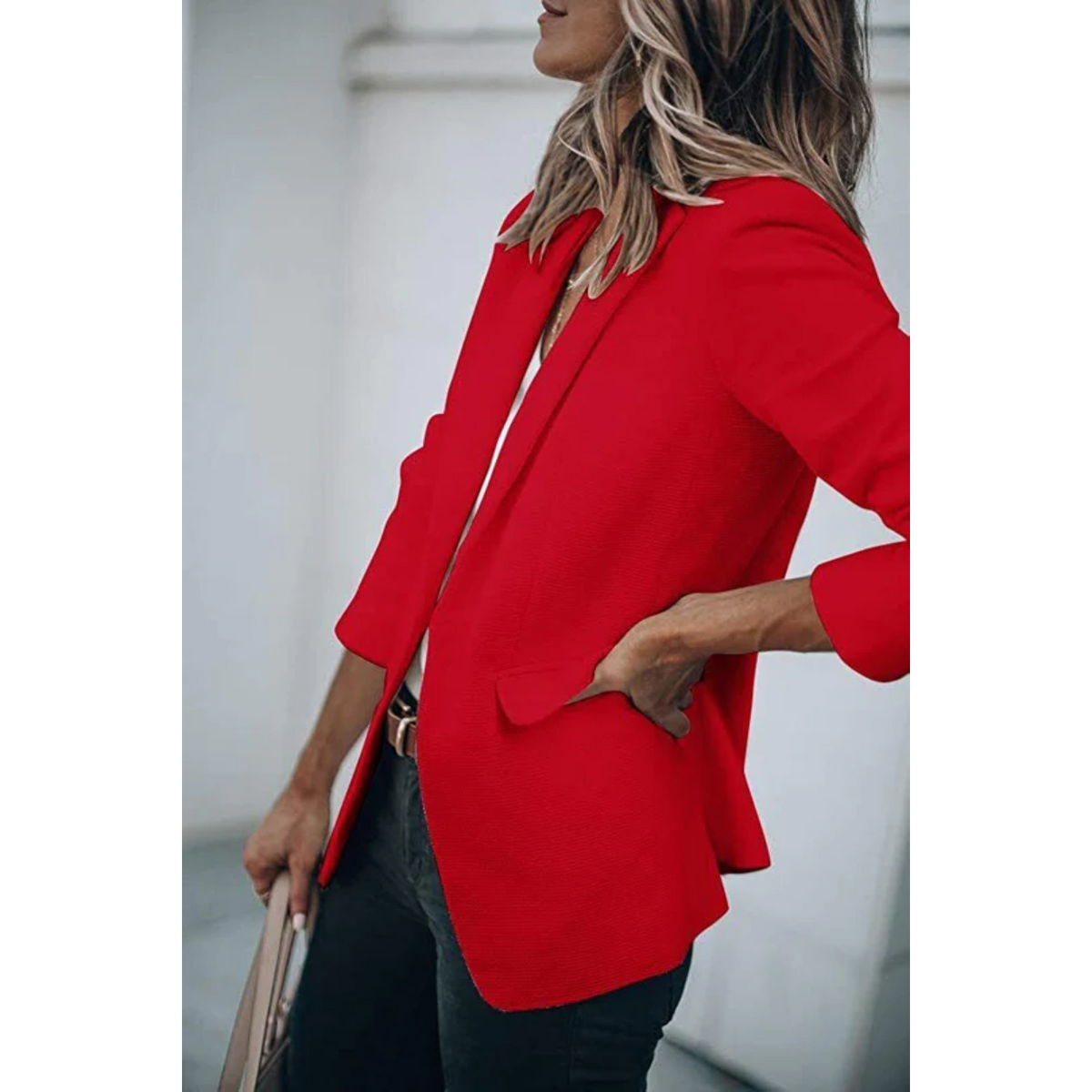 Grace | Women’s Trendy Open Front Work Blazer