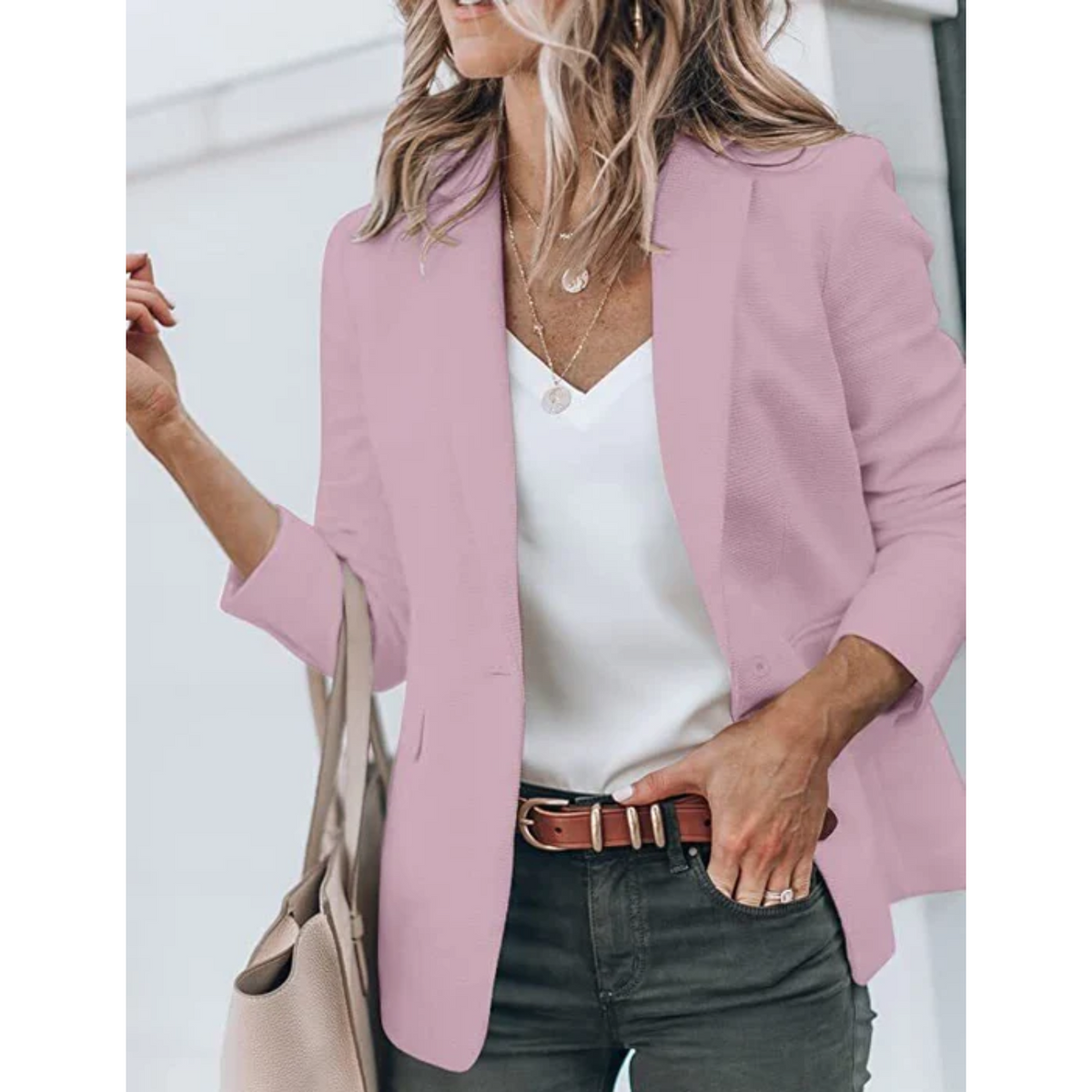 Grace | Women’s Trendy Open Front Work Blazer