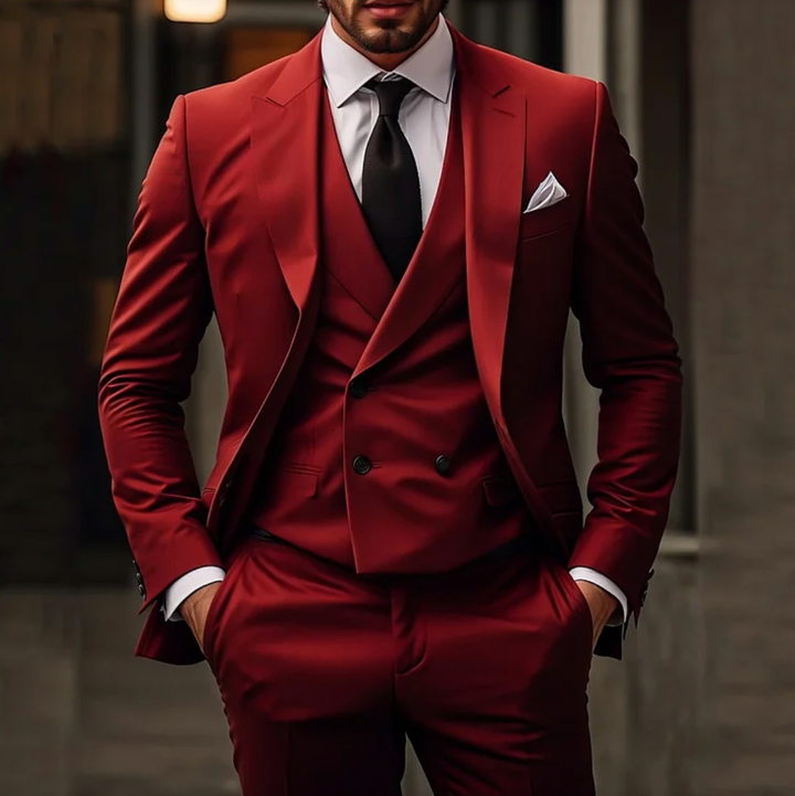 Elliot | Classic Three Piece Slim Fit Suit for Men