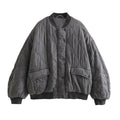 Ella | Women’s Oversized Quilted Casual Bomber Jacket