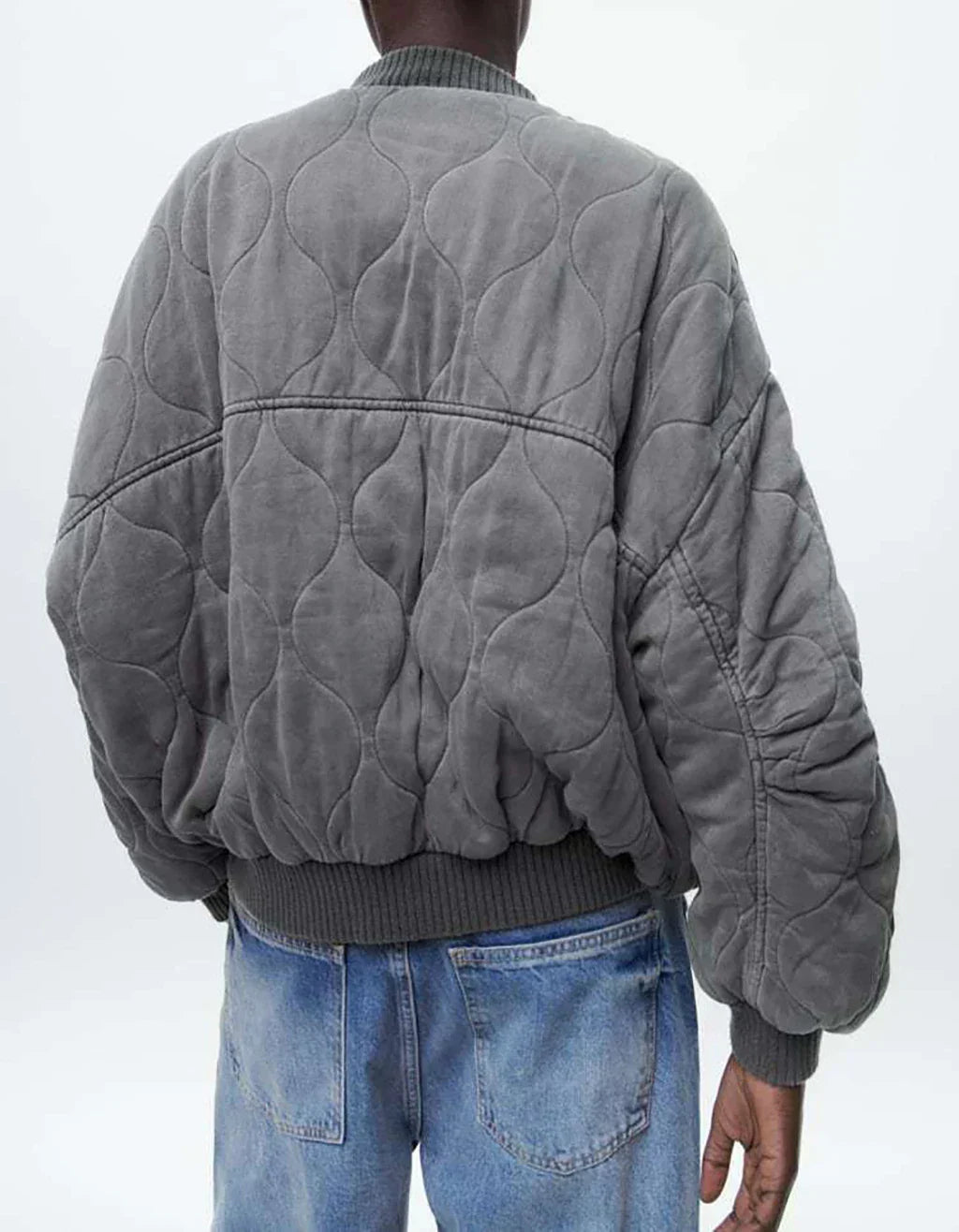 Ella | Women’s Oversized Quilted Casual Bomber Jacket