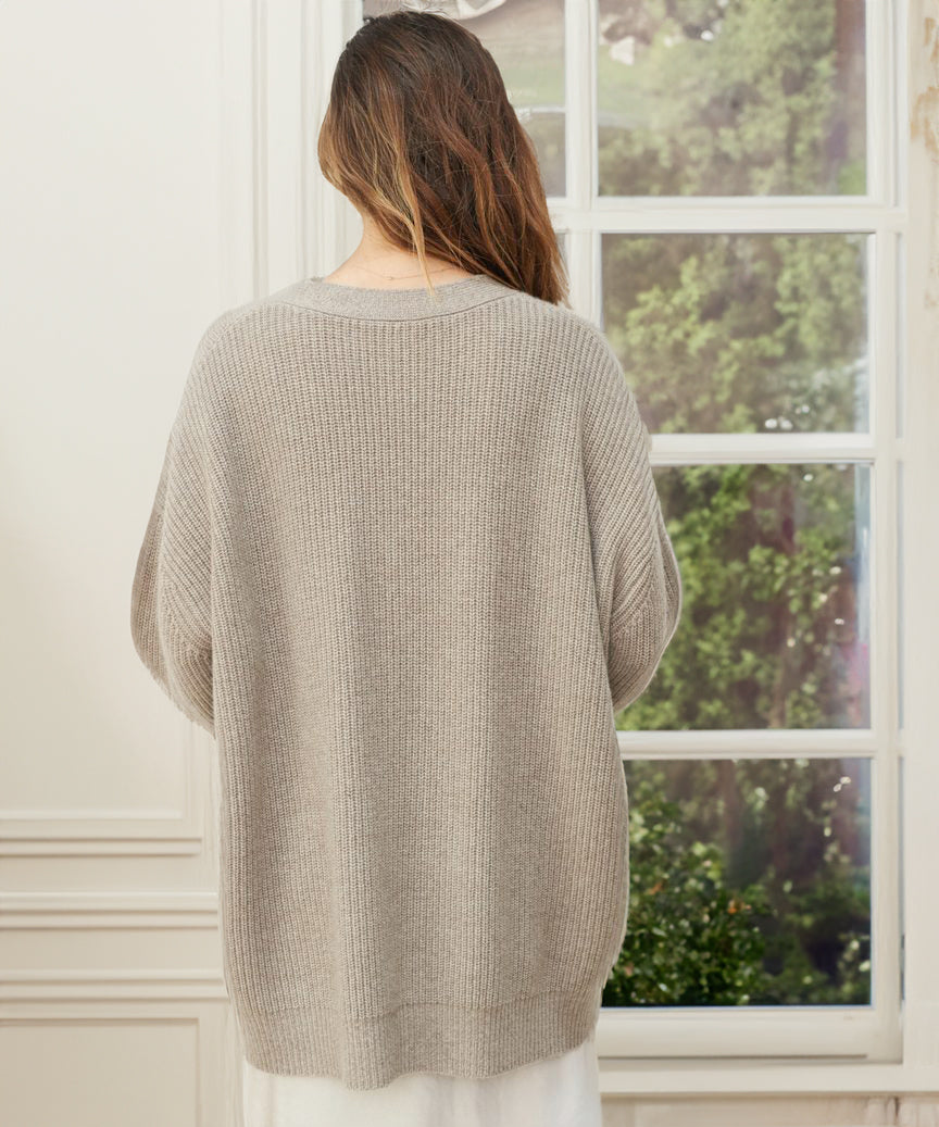 Evelyn | Women’s Winter Knit Casual Button Up  Cardigan