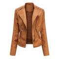 Jasmine | Women’s Trendy Zipper Front Jacket