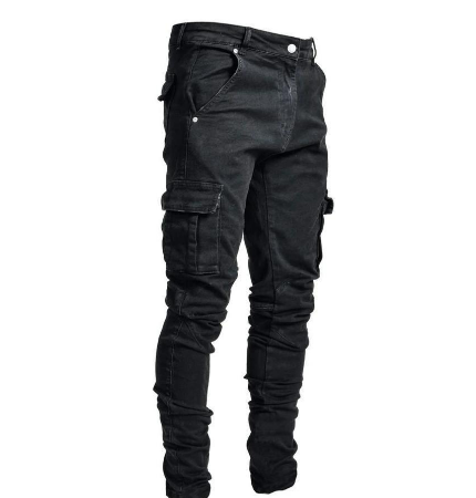 Julian | Men Slim Fit Multi Pocket Cargo Pants