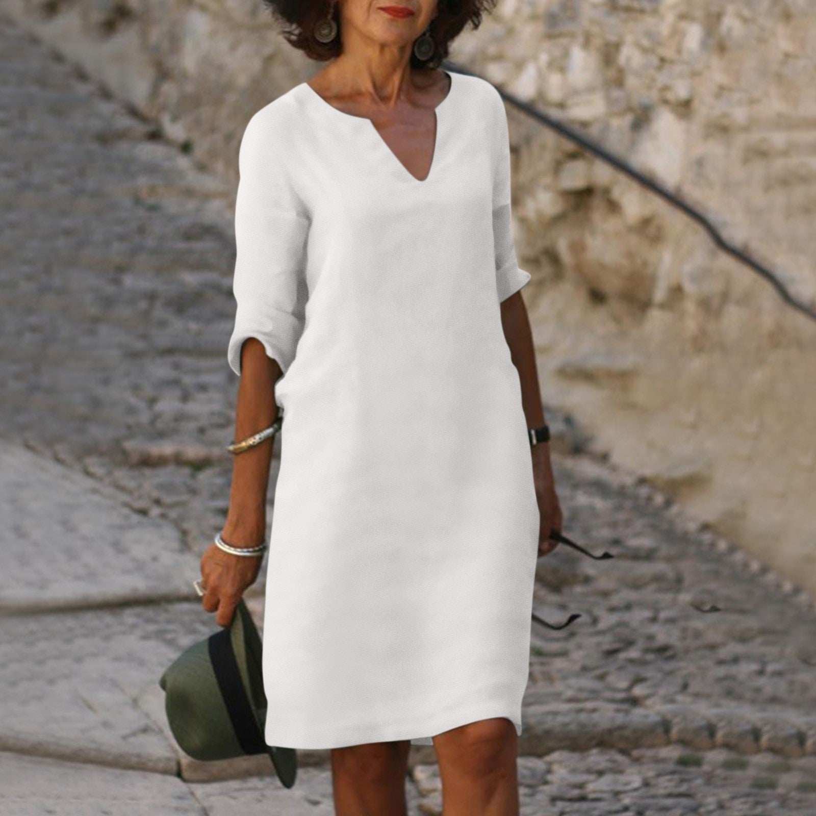 Taylor | Women Casual Loose Fit Midi Dress