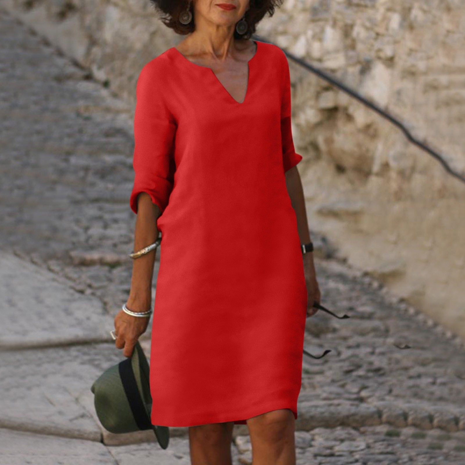 Taylor | Women Casual Loose Fit Midi Dress