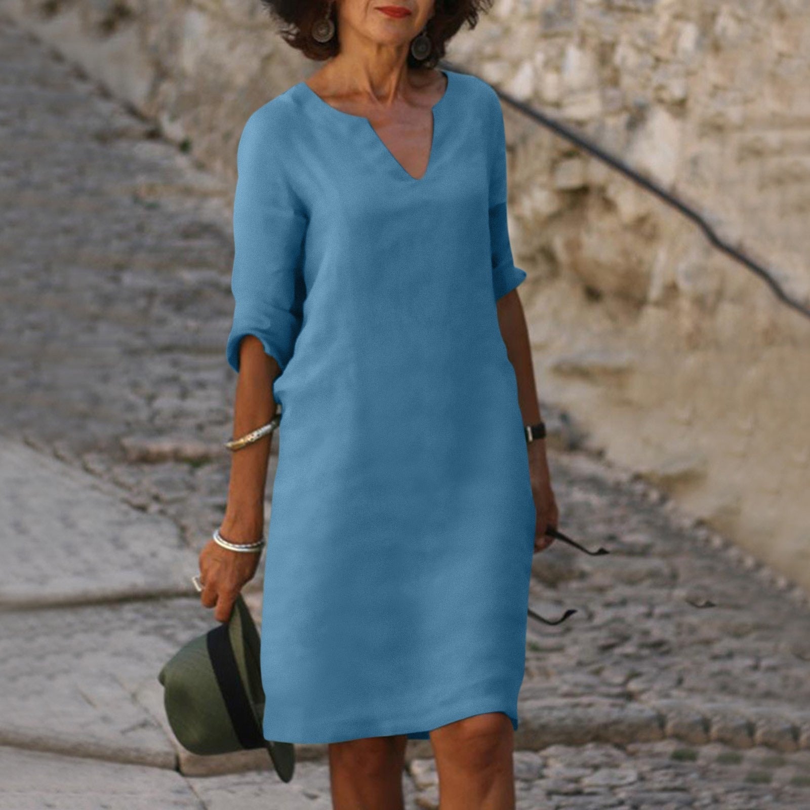 Taylor | Women Casual Loose Fit Midi Dress
