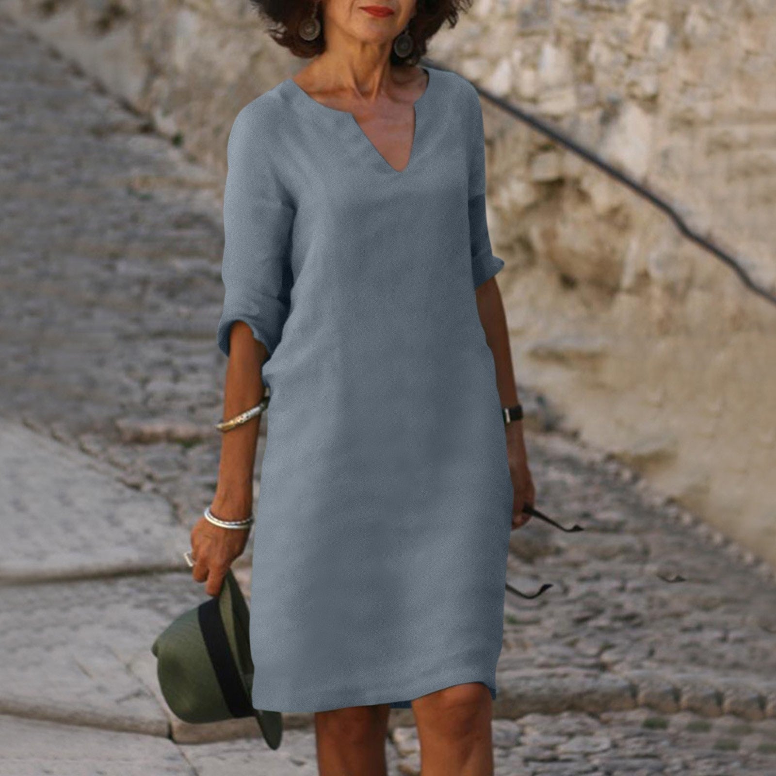 Taylor | Women Casual Loose Fit Midi Dress