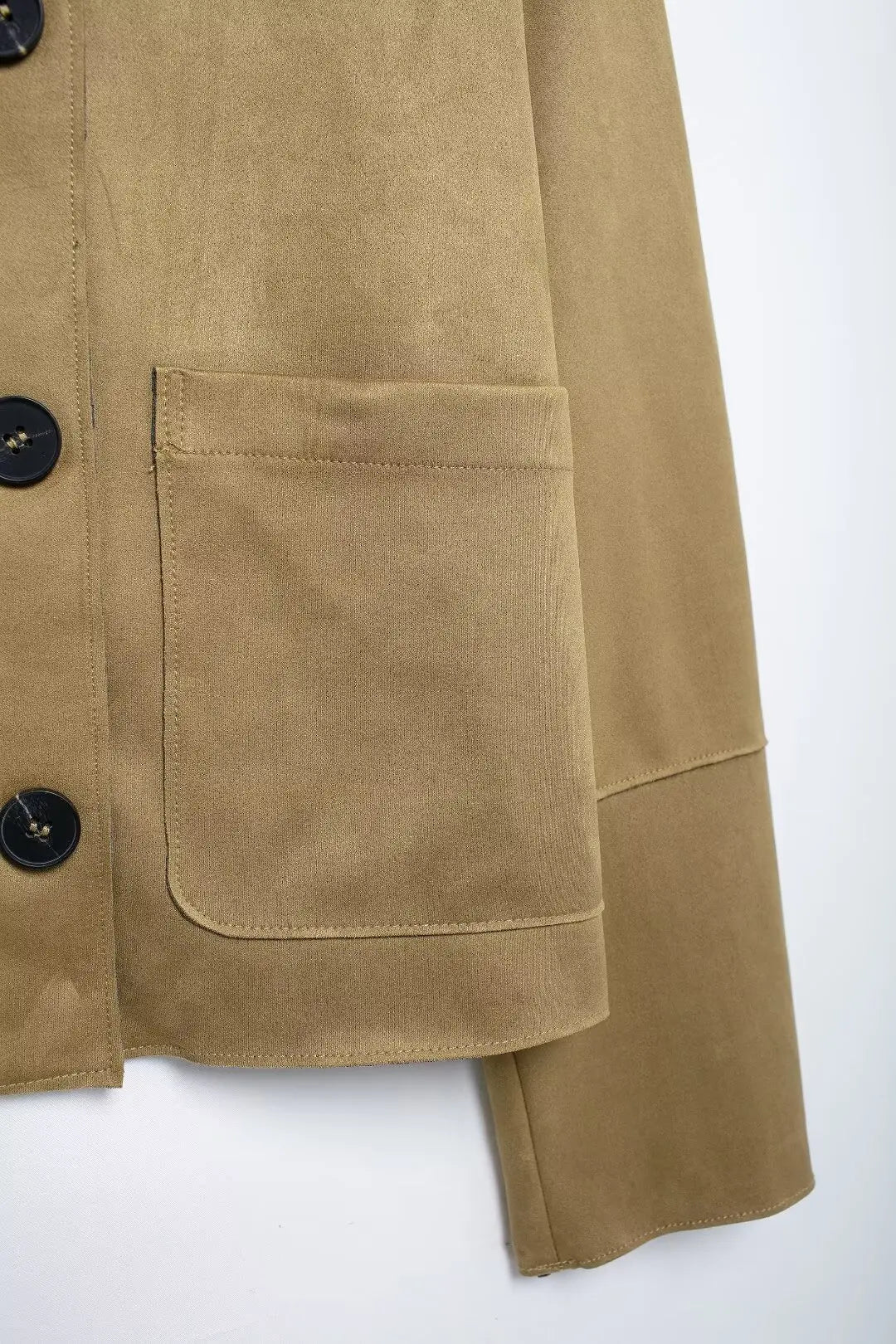 Danielle | Women’s Suede Button-Up Jacket
