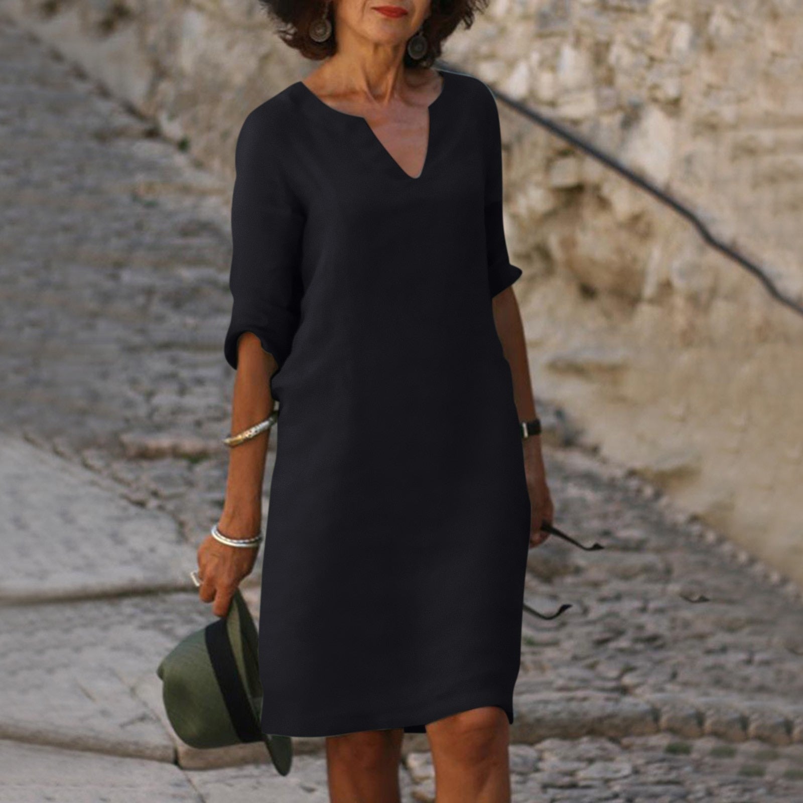 Taylor | Women Casual Loose Fit Midi Dress