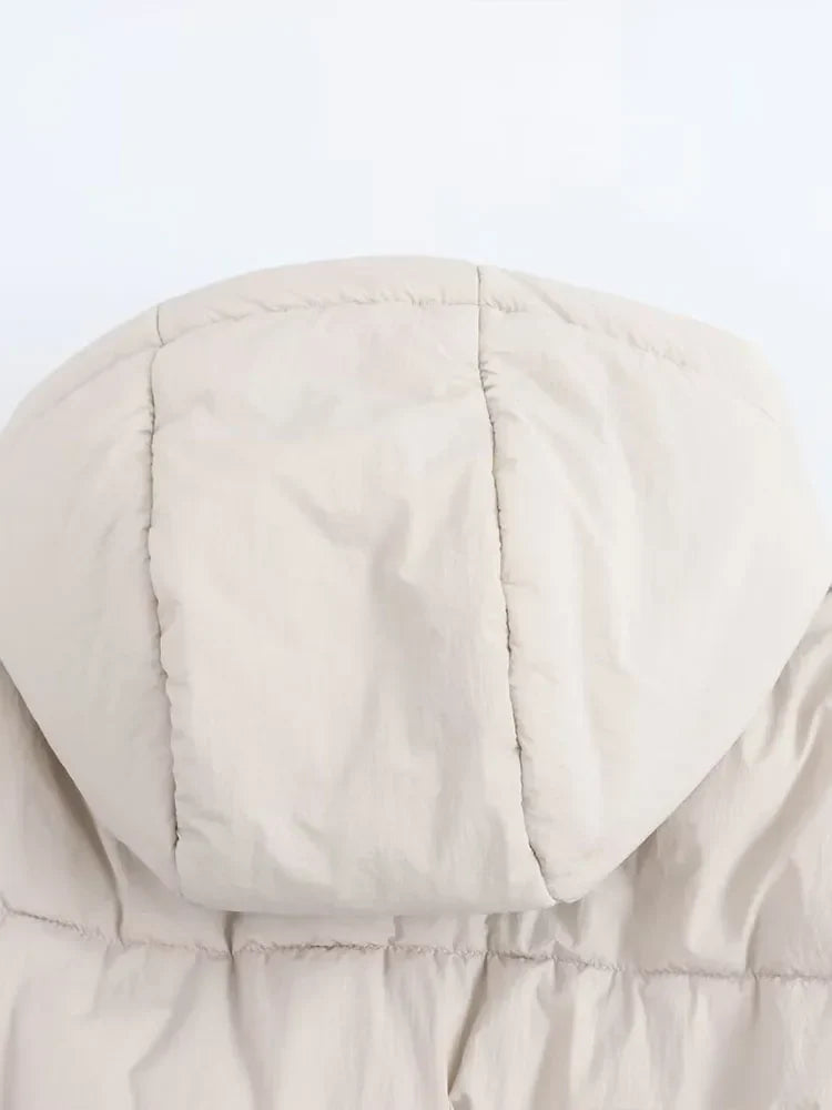 Kaitlyn | Hooded Cropped Women's Puffer Jacket