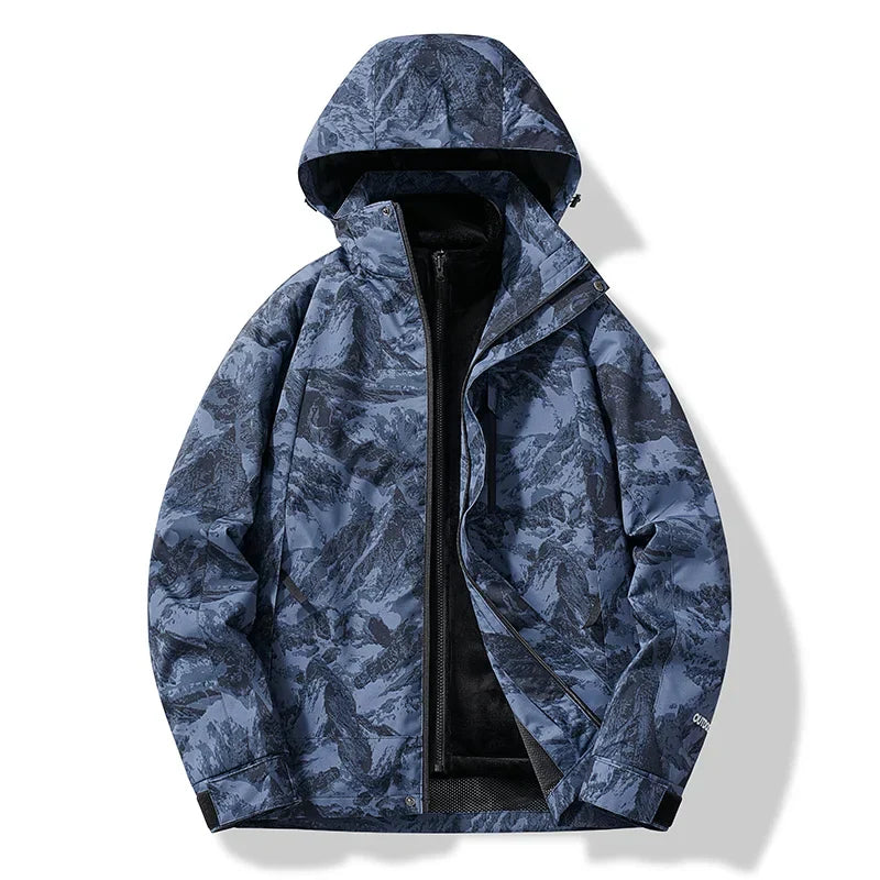 Adam | Men’s Winter Hooded Ski Zip Up Jacket