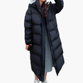 Riley | Women’s Elegant Hooded Quilted Puffer Coat