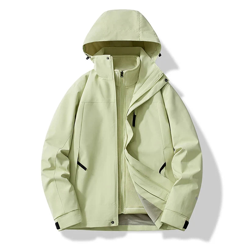 Adam | Men’s Winter Hooded Ski Zip Up Jacket