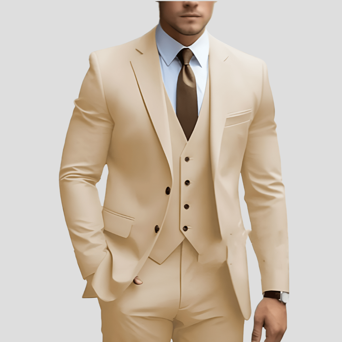 Drew | Men Three Piece Executive Formal Suit Set