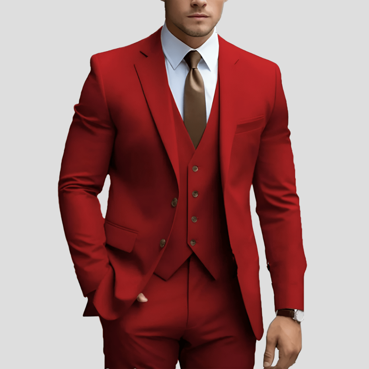 Drew | Men Three Piece Executive Formal Suit Set