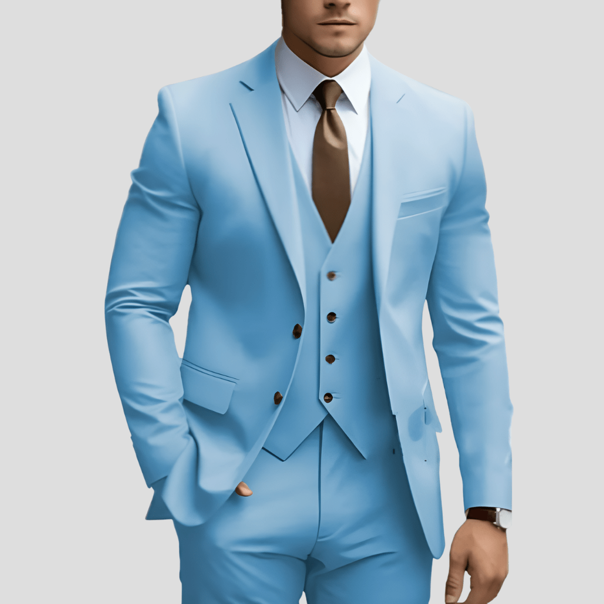 Drew | Men Three Piece Executive Formal Suit Set