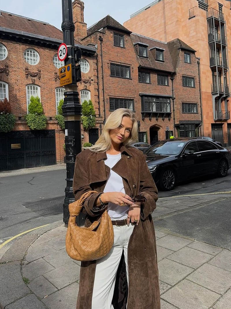 Darcey | Women’s Trendy Warm Belted Trench Coat