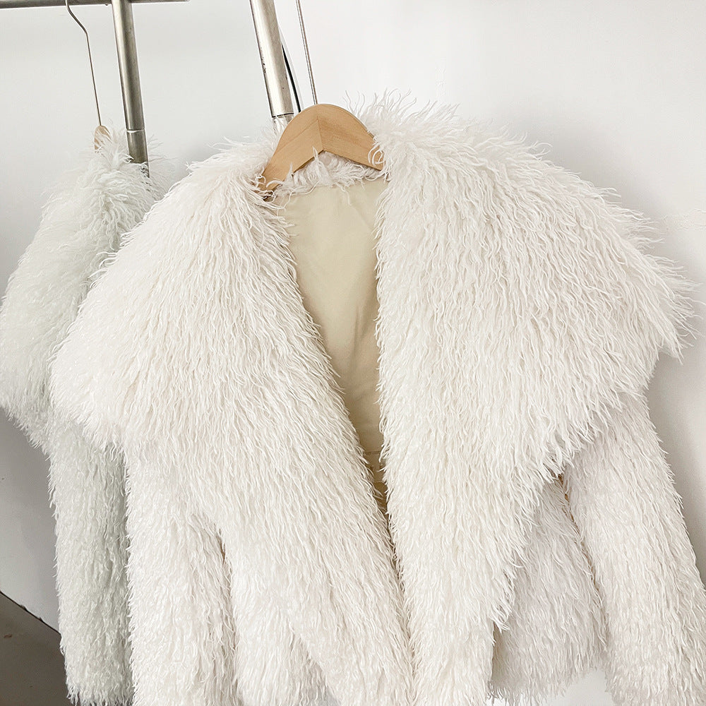 Sofia Amoretti Cozy Curl Faux Fur Coat