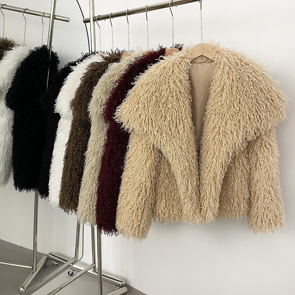 Sofia Amoretti Cozy Curl Faux Fur Coat