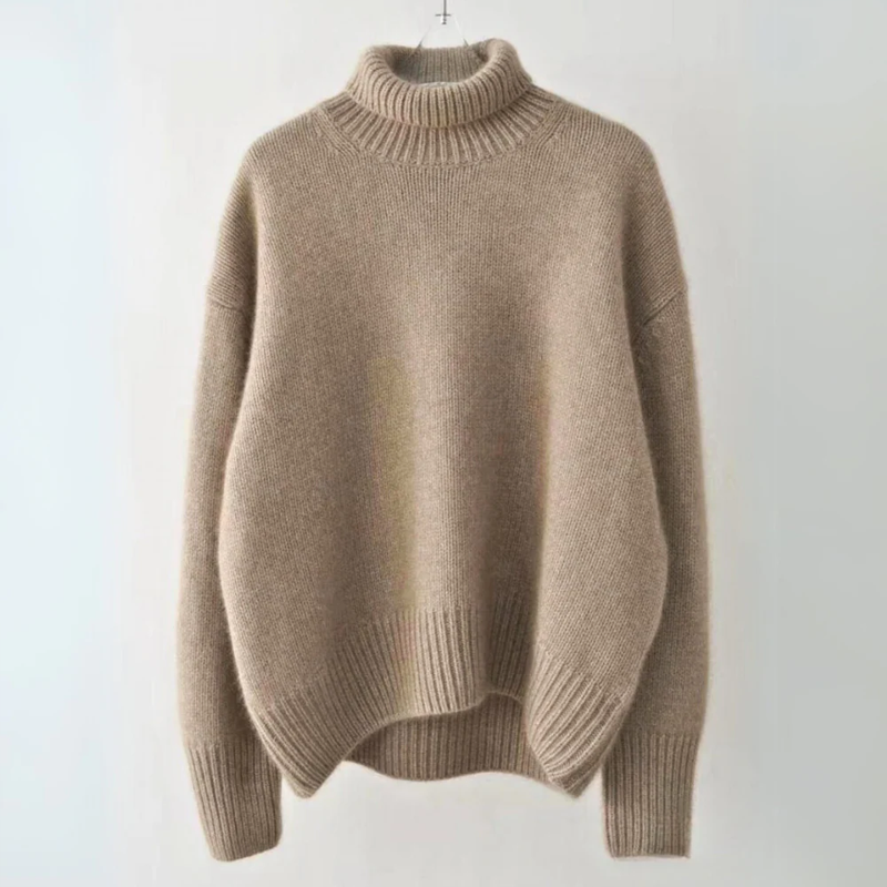 Soft Knit Turtleneck Sweater for Women