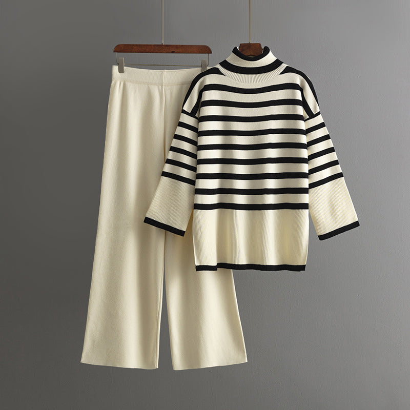 Striped Knit Set by Valentina Rossi