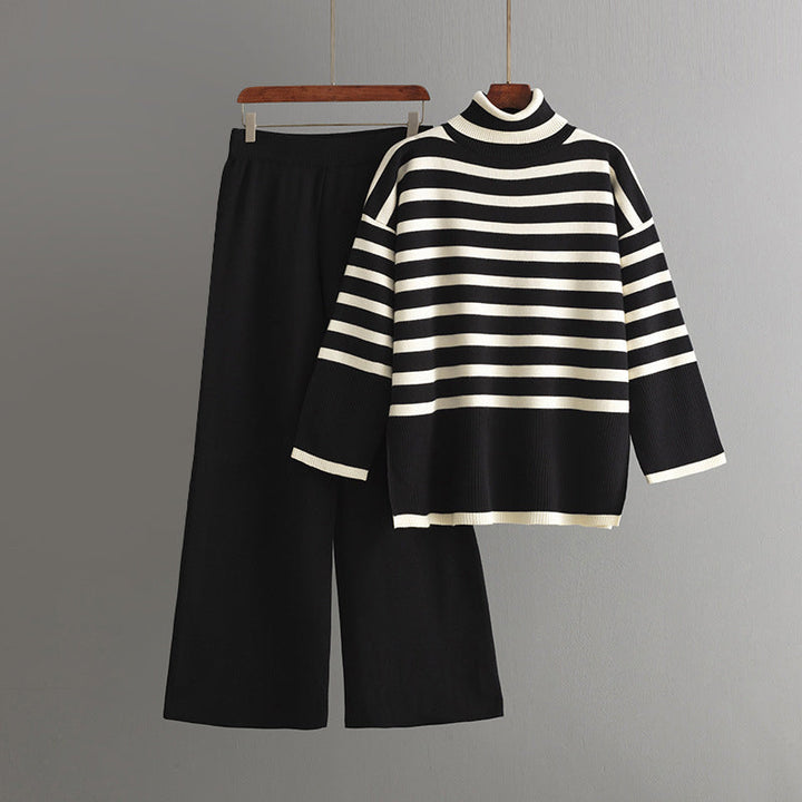 Striped Knit Set by Valentina Rossi