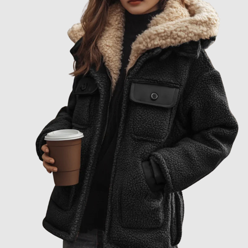 Vintage Warm Sherpa Lined Women’s Coat