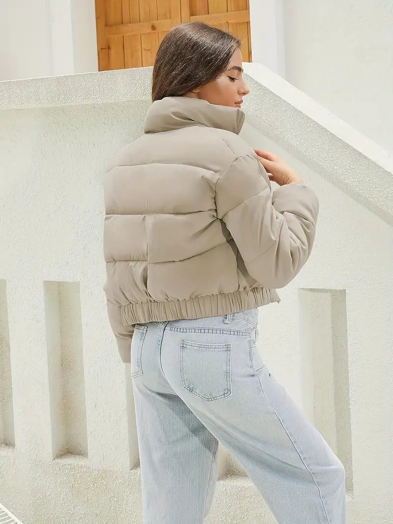 Erica | Women’s Winter Puffer Jacket with Zipper