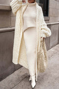 Grace | Women’s Winter Casual Knit Long Sleeve Cardigan