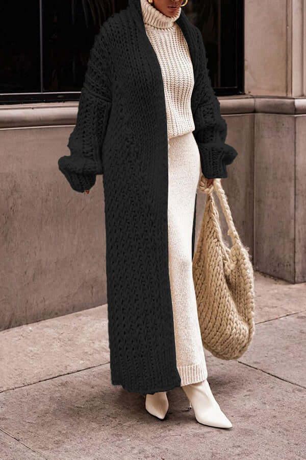 Grace | Women’s Winter Casual Knit Long Sleeve Cardigan