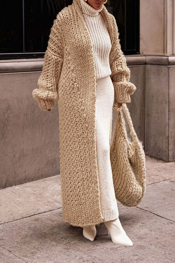 Grace | Women’s Winter Casual Knit Long Sleeve Cardigan