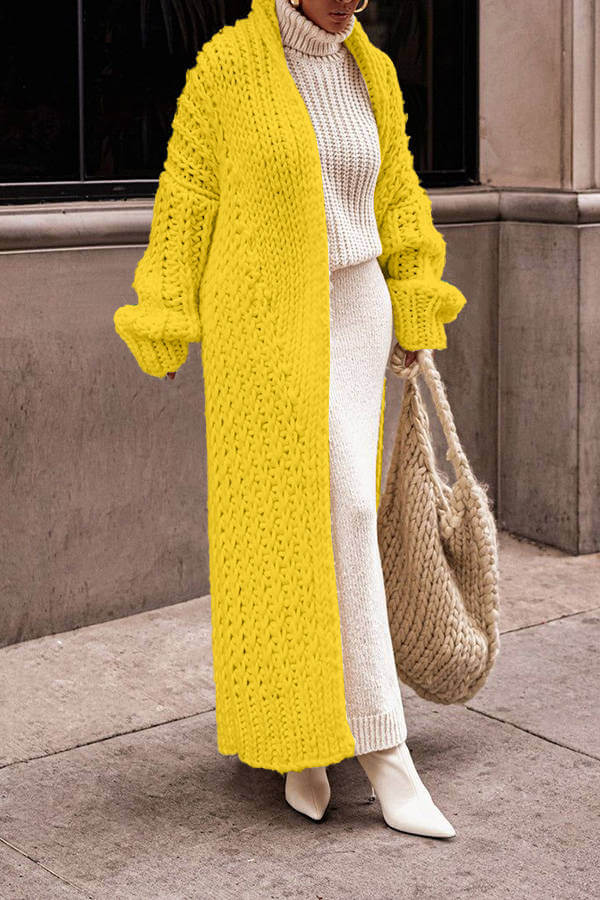 Grace | Women’s Winter Casual Knit Long Sleeve Cardigan