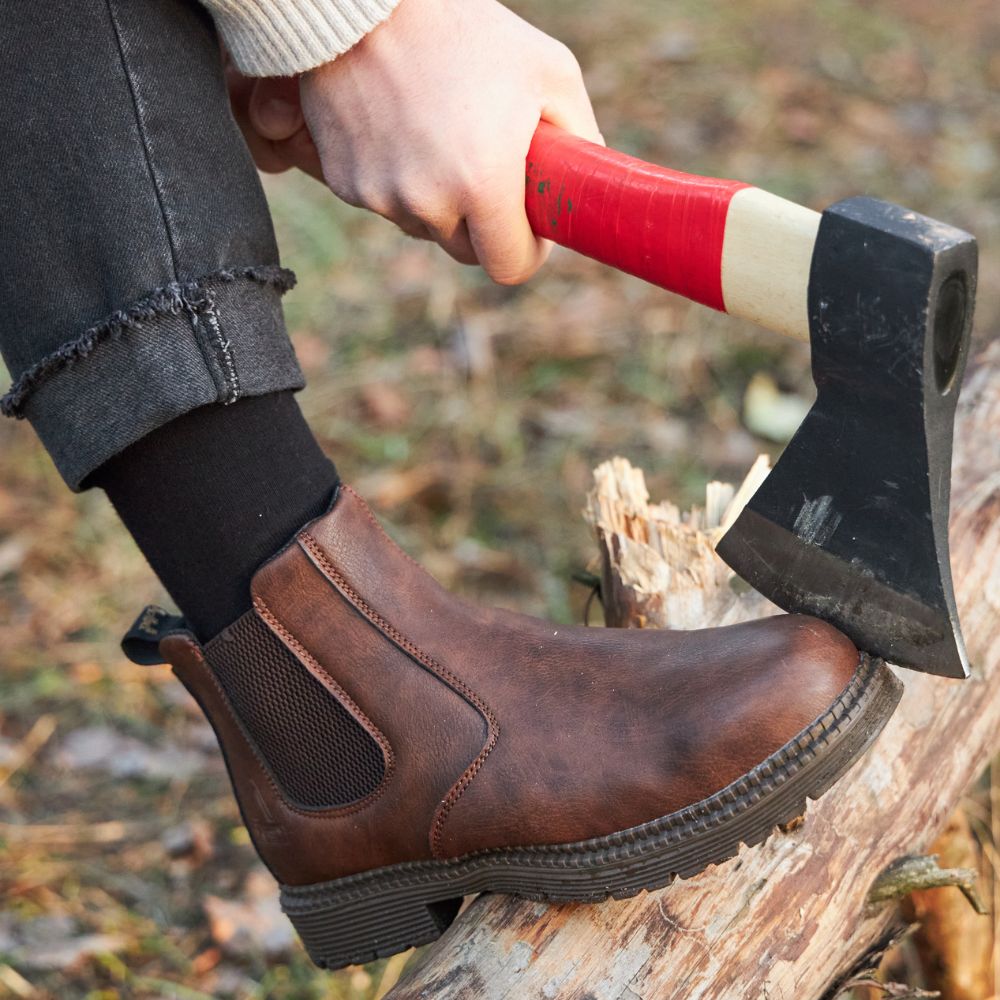 Arthur | Comfort Fit Leather Chelsea Boots Men