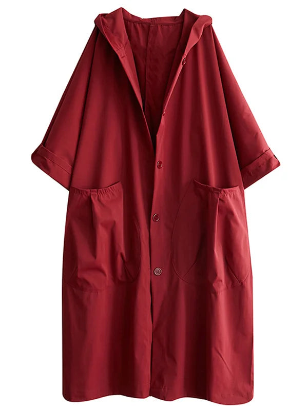 Megan | Oversized Hooded Longline Casual Coat for Women
