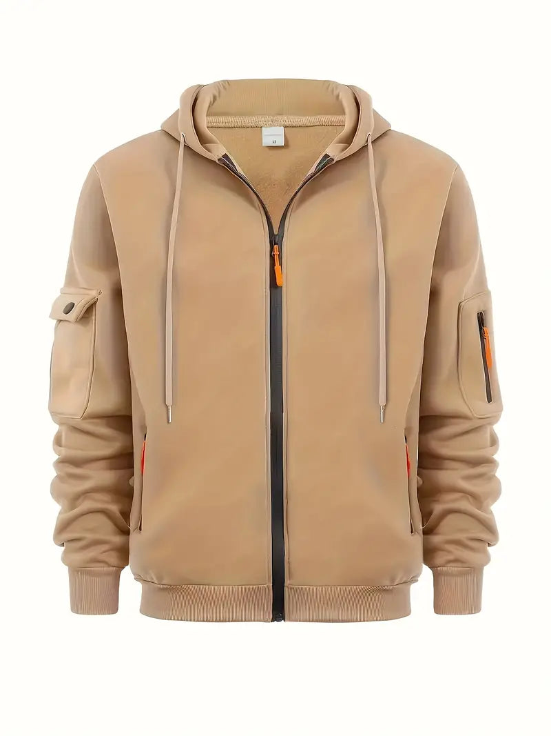 Jonathan | Men's Zip-Up Hoodie with Pockets